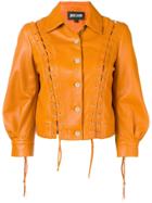Just Cavalli Fitted Cropped Jacket - Orange