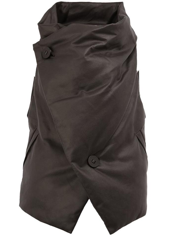 Issey Miyake Puffer Vest, Women's, Size: 2, Black, Feather Down/polyester/polyurethane