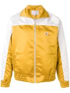 Drôle De Monsieur Striped Sleeve Track Top - Yellow & Orange