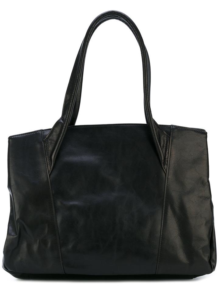 Yohji Yamamoto - Classic Tote - Unisex - Horse Leather - One Size, Black, Horse Leather