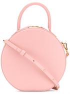 Mansur Gavriel Circular Cross Body Bag - Pink & Purple
