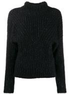 Iro High Neck Jumper - Black