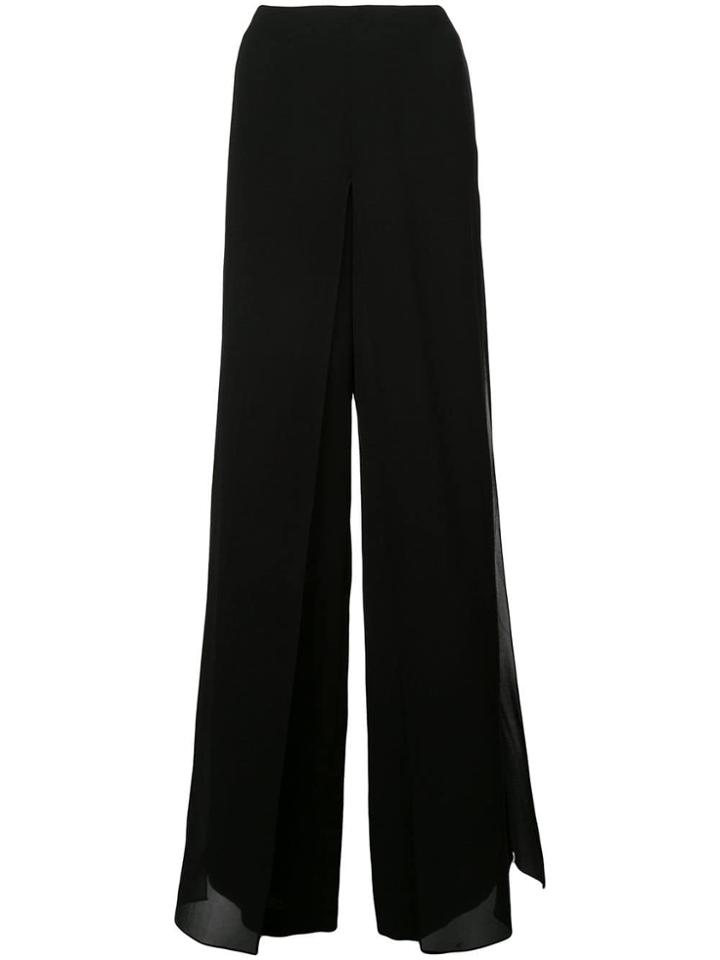 Akris Carmen Wide-leg Trousers - Black