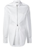 Stella Mccartney Half-zip Cotton Shirt - White