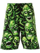 Supreme Skull Pile Ss18 Shorts - Green