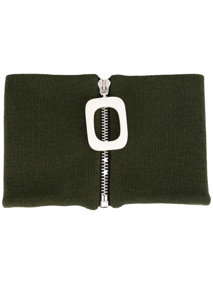 Jw Anderson Knitted Neckband - Green