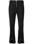 Paco Rabanne Cropped Trousers - Black
