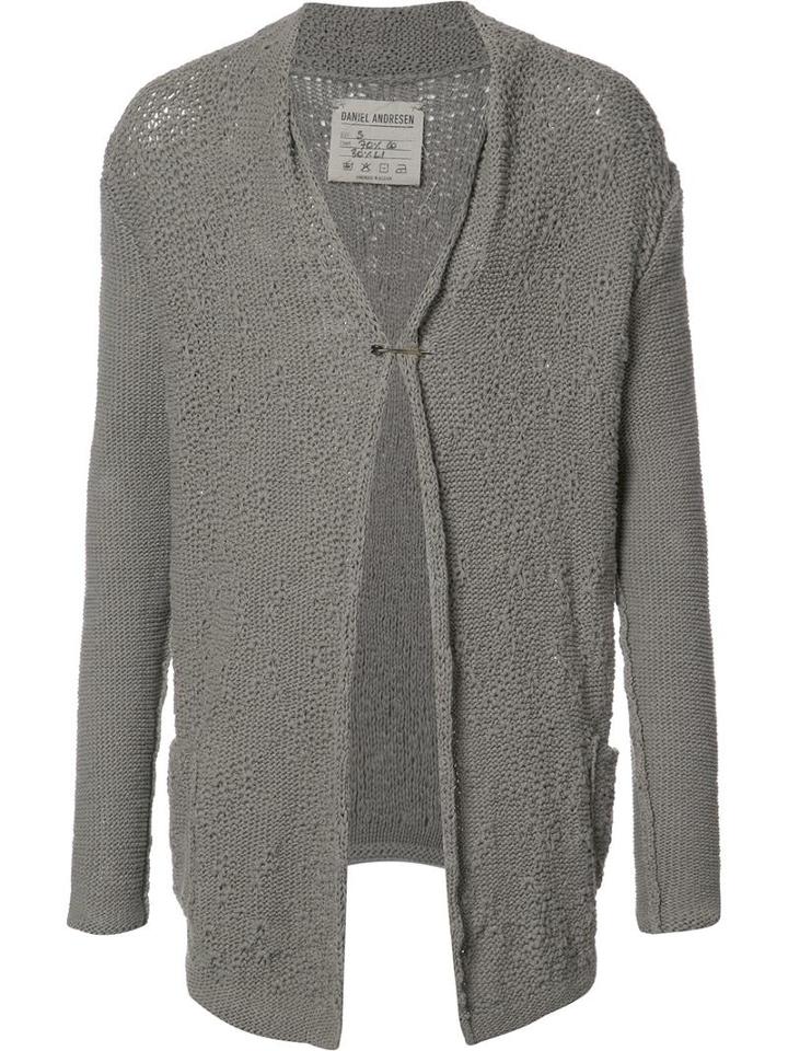 Daniel Andresen Kadaka Cardigan, Men's, Size: Medium, Brown, Cotton/linen/flax