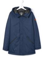 Save The Duck Kids Hooded Coat, Boy's, Size: 14 Yrs, Blue