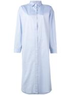 Mes Demoiselles - Oversized Midi Shirt Dress - Women - Cotton - One Size, Blue, Cotton