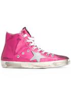 Golden Goose Deluxe Brand Fancy Hi-top Sneakers - Pink & Purple