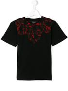 Marcelo Burlon County Of Milan Kids Snake Print T-shirt, Boy's, Size: 6 Yrs, Black