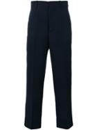 Marni Tailored Trousers, Men's, Size: 46, Blue, Wool/cotton/polyamide