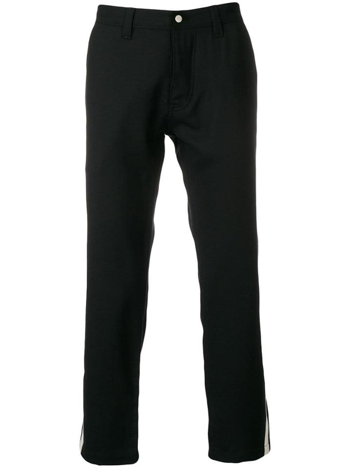 Enfants Riches Déprimés Logo Stripe Trousers - Black