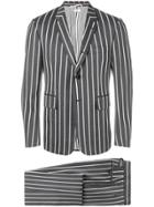 Thom Browne Striped Two-piece Suit - Grey