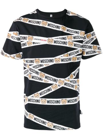 Moschino Underwear - Logo Print T-shirt - Men - Cotton/spandex/elastane - M, Blue, Cotton/spandex/elastane
