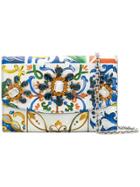 Dolce & Gabbana Maioliche Clutch Bag - White