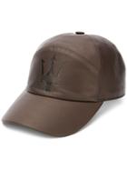 Ermenegildo Zegna Embossed Logo Baseball Cap - Brown