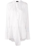 Joseph - Sash Shirt - Women - Silk/cotton - 44, White, Silk/cotton