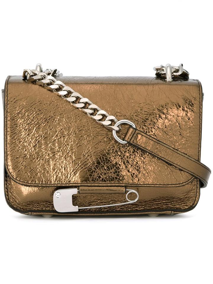 Sonia By Sonia Rykiel Safety Pin Detail Crossbody Bag, Women's, Grey