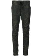 Rag & Bone /jean Camouflage Print Track Pants, Women's, Size: Medium, Green, Nylon/polyester