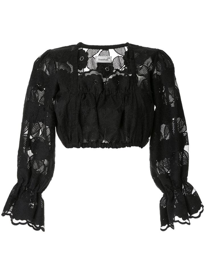 Bambah Mista Cropped Top - Black
