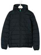 Save The Duck Kids Padded Hooded Coat - Blue