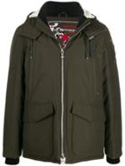 Moose Knuckles Millstream Logo Patch Jacket - Green