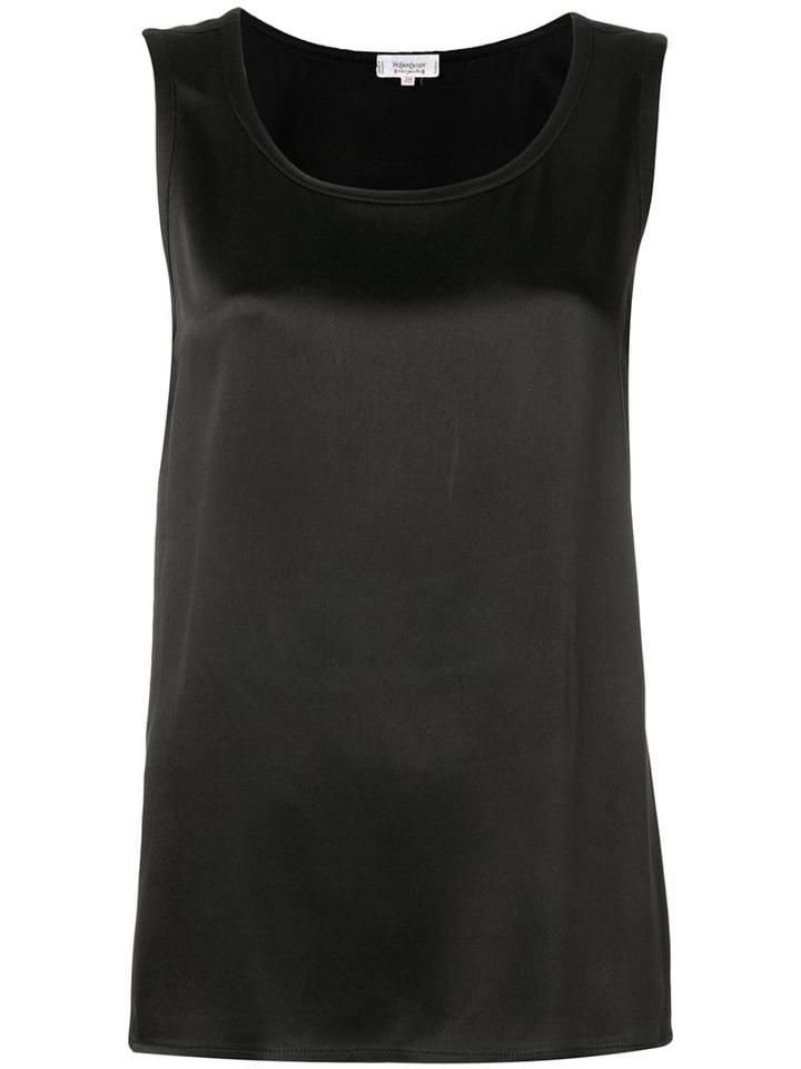 Yves Saint Laurent Pre-owned Loose Tank Top - Black