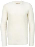 Nuur - Crew Neck Jumper - Men - Nylon/mohair/wool - 50, White, Nylon/mohair/wool