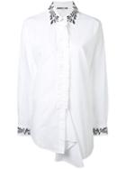 Mcq Alexander Mcqueen - Ruffle Tunic Shirt - Women - Cotton - 46, White, Cotton