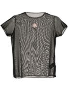 Tu Es Mon Trésor Mesh T-shirt - Black