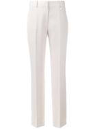 Givenchy Classic Tailored Trousers, Women's, Size: 36, Pink/purple, Wool/acetate/silk