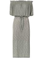 Lilly Sarti Off The Shoulder Dress - Grey
