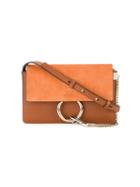Chloé - Small Orange Faye Shoulder Bag - Women - Calf Leather/calf Suede - One Size, Yellow/orange, Calf Leather/calf Suede