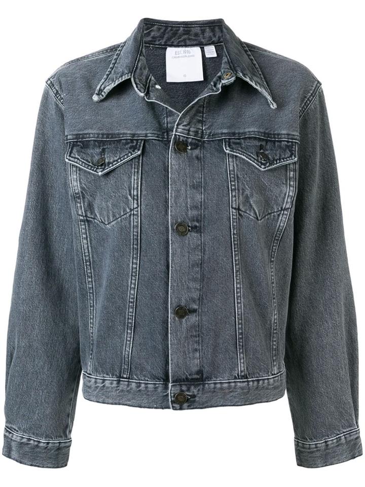 Calvin Klein Jeans Est. 1978 Denim Shirt Jacket - Black