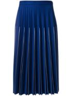 Bottega Veneta Exaggerated Pleat Skirt - Blue
