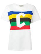 Être Cécile Flag Oversized T-shirt, Women's, Size: Xs, White, Cotton