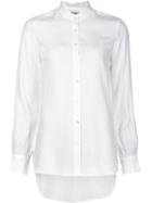 Frame Denim Button Down Shirt, Women's, Size: Medium, White, Silk