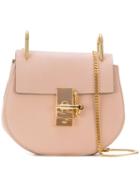 Chloé - Small Drew Shoulder Bag - Women - Leather - One Size, Pink/purple, Leather