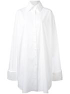 Marques'almeida - Xxl Shirt Dress - Women - Cotton - S, White, Cotton