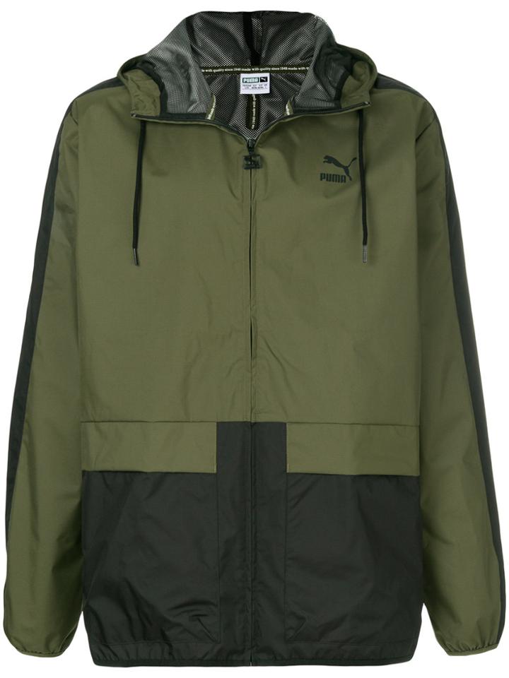 Puma Archive Logo Windbreaker - Green