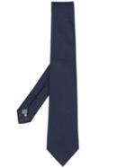 Emporio Armani Silk Twill Tie - Blue