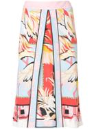Emilio Pucci Printed Fitted Skirt - Multicolour