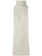 Erika Cavallini 'cedar' Long Collar, Women's, Nude/neutrals, Virgin Wool