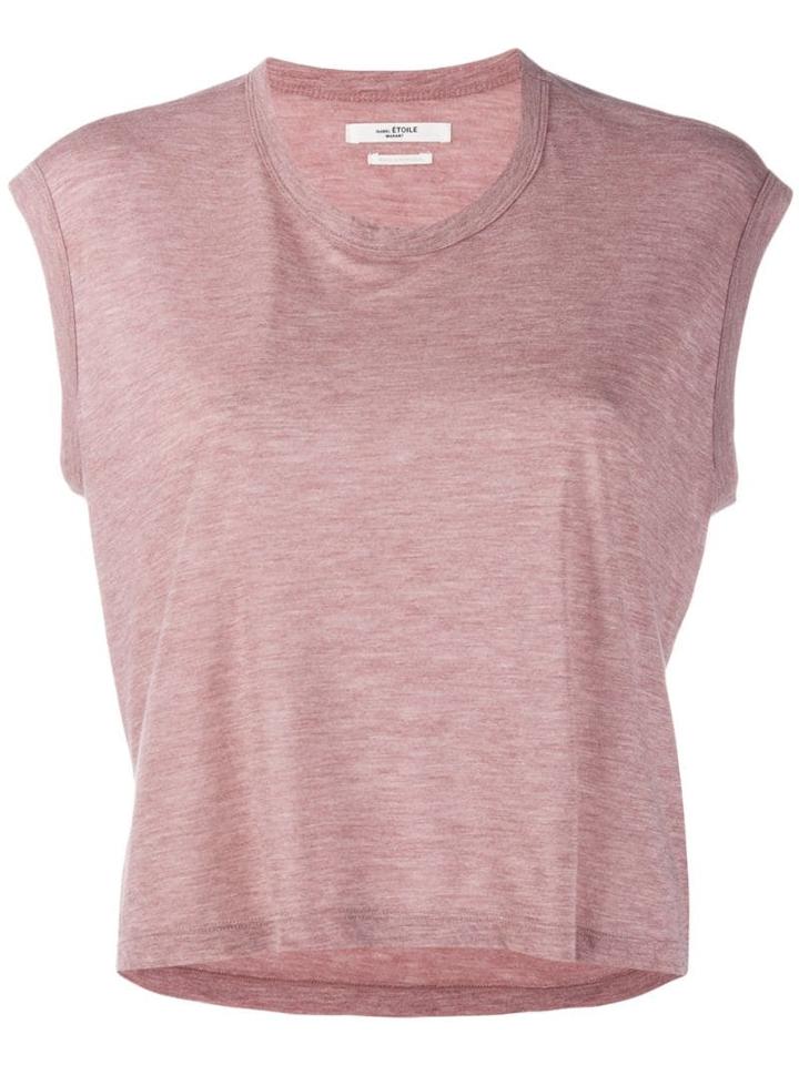 Isabel Marant Étoile Cropped Round Neck T-shirt - Pink