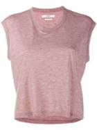 Isabel Marant Étoile Cropped Round Neck T-shirt - Pink