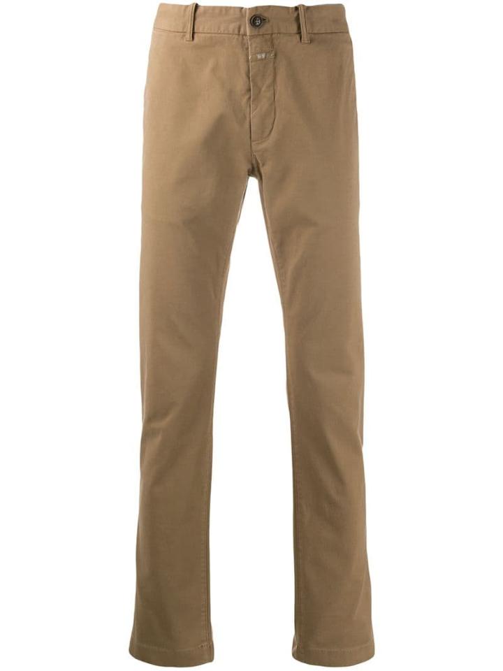 Closed Plain Chinos - Brown