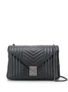 Marc Ellis Quilted Shoulder Bag. - Black