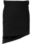 Helmut Lang Asymmetric Mini Skirt - Black